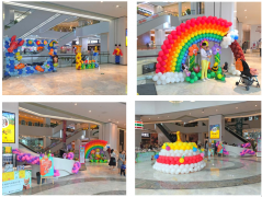 優拓邦繽紛氣球展盛大開啟 商場人氣火爆